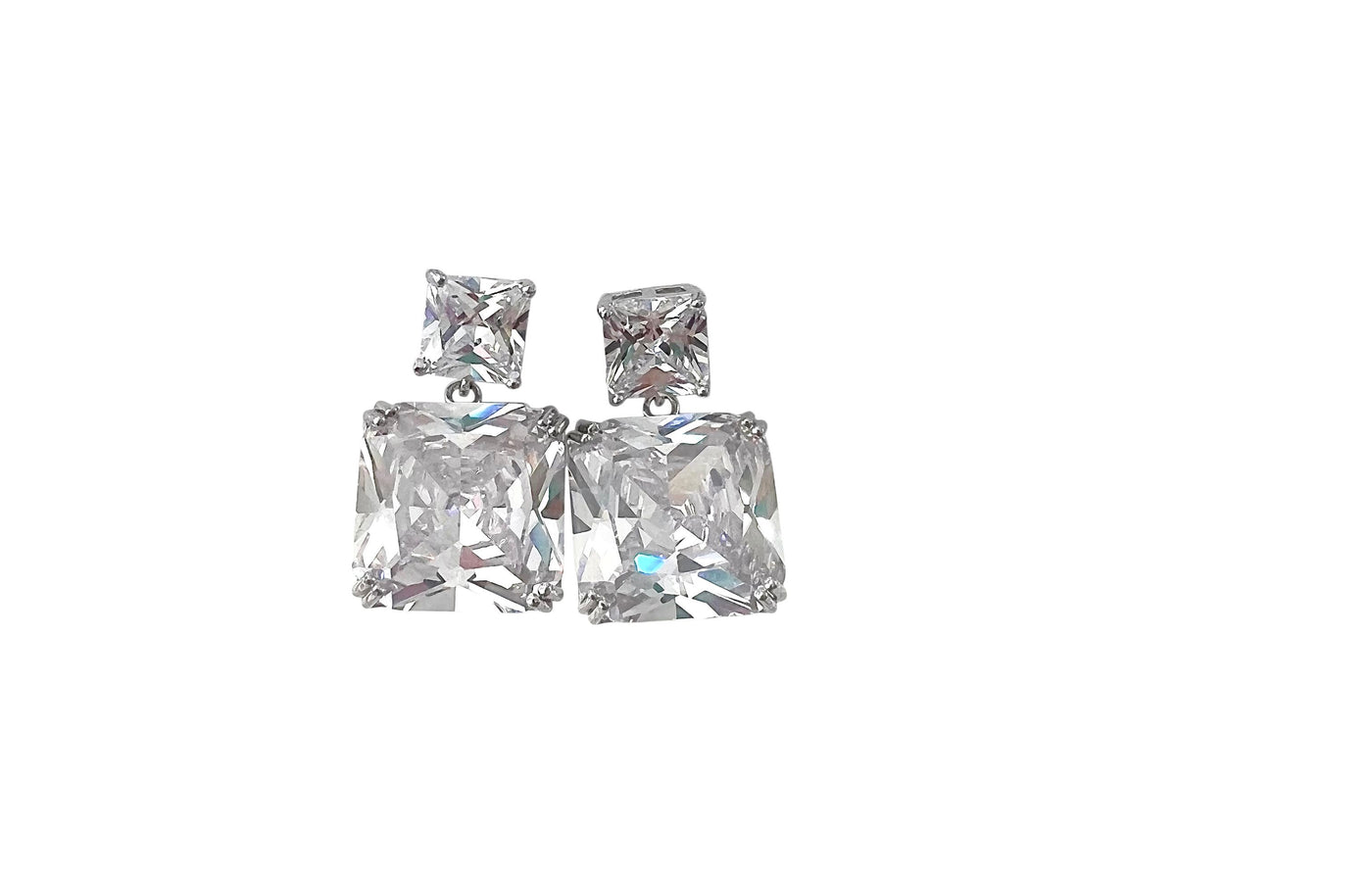 Brooke Earrings in Silver - Madison's Niche 