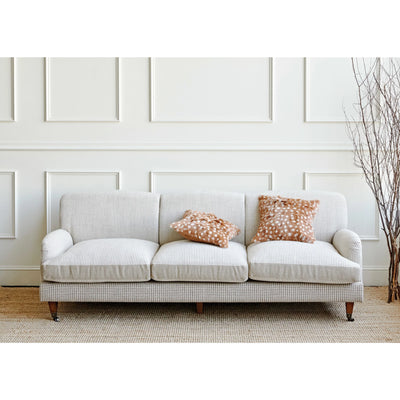 Brown/White Fur Pillow - Madison's Niche 