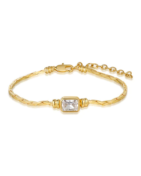 Camille Chain Bracelet in Gold - Madison&