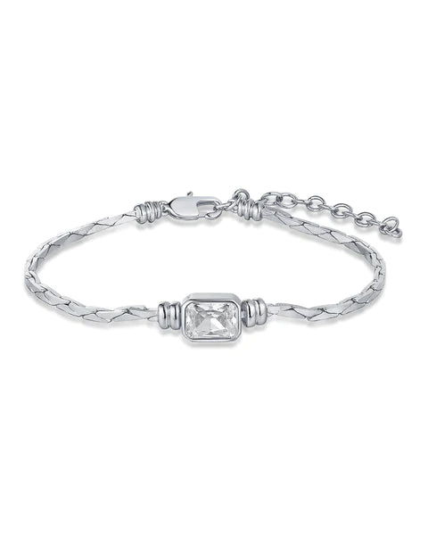 Camille Chain Bracelet in Silver Madison's Niche 