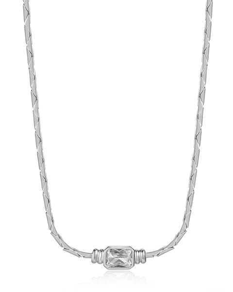 Camille Chain Necklace in Silver Madison's Niche 