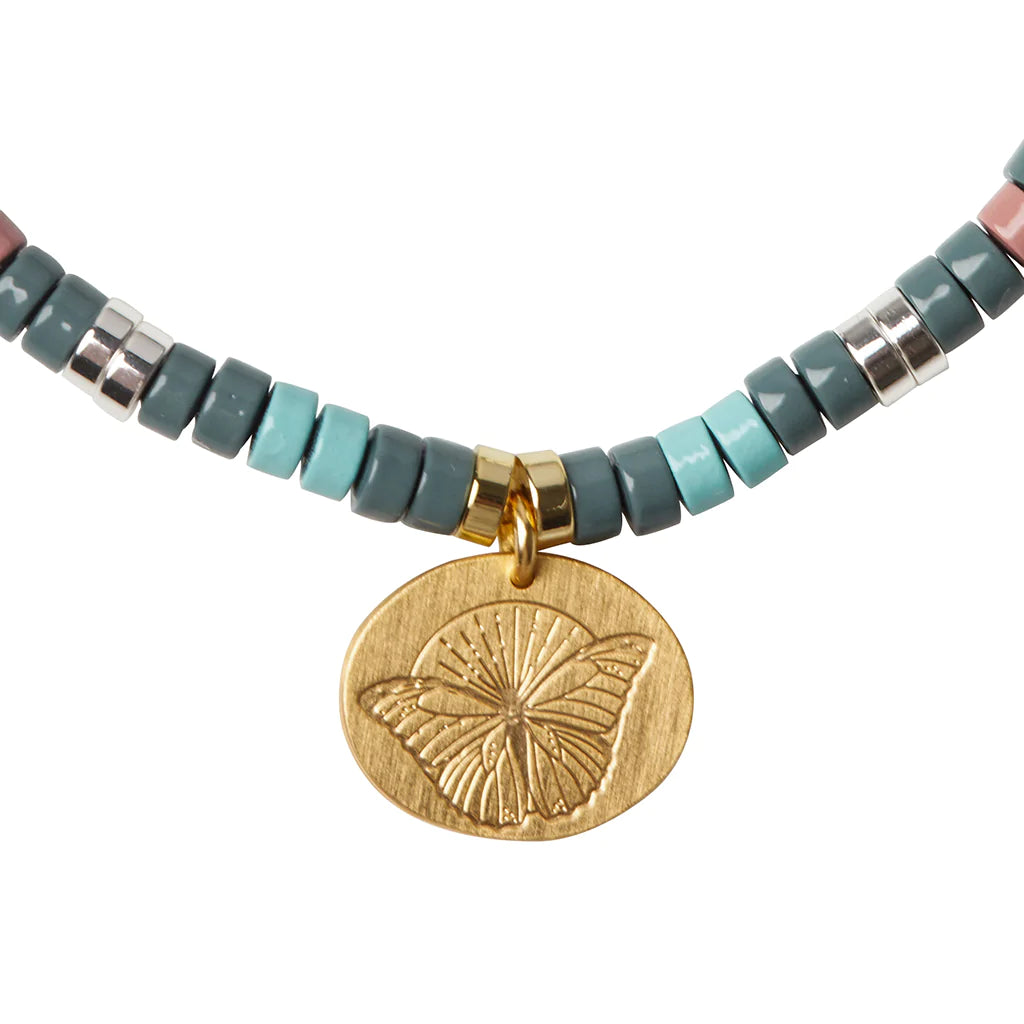 Charm Bracelet - African Turquoise - Madison's Niche 