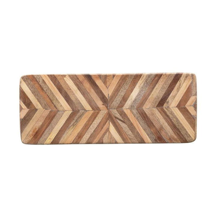 Chevron Wood Cheese Board - Madison's Niche 