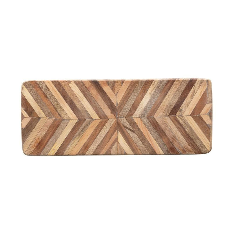 Chevron Wood Cheese Board - Madison's Niche 