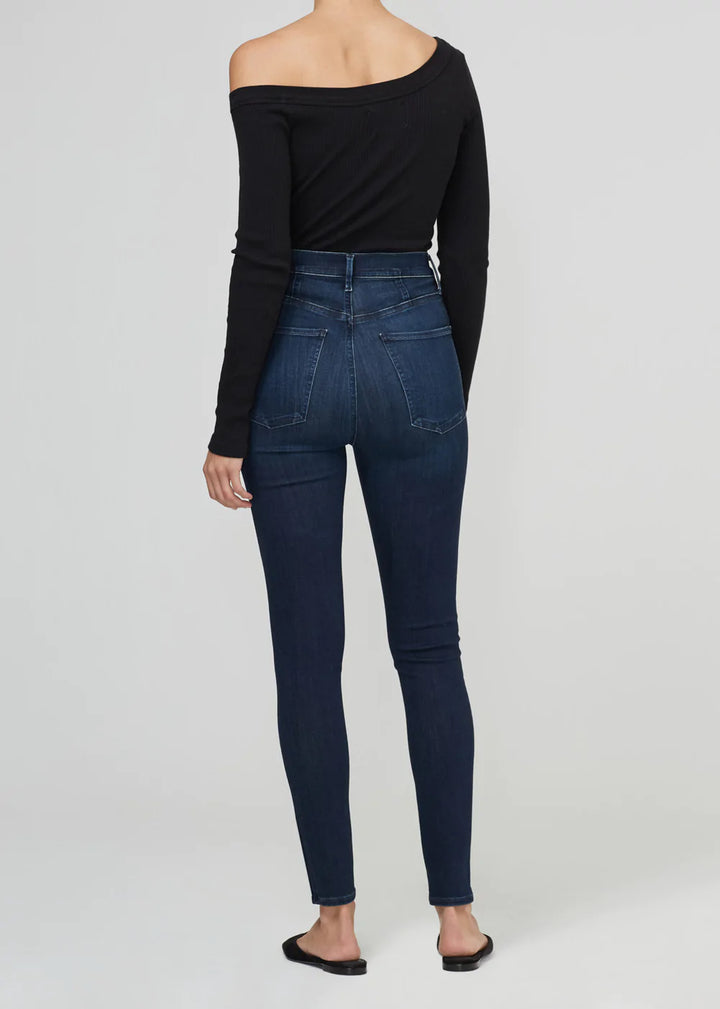 Chrissy Skinny Jean in De Nimes - Madison's Niche 