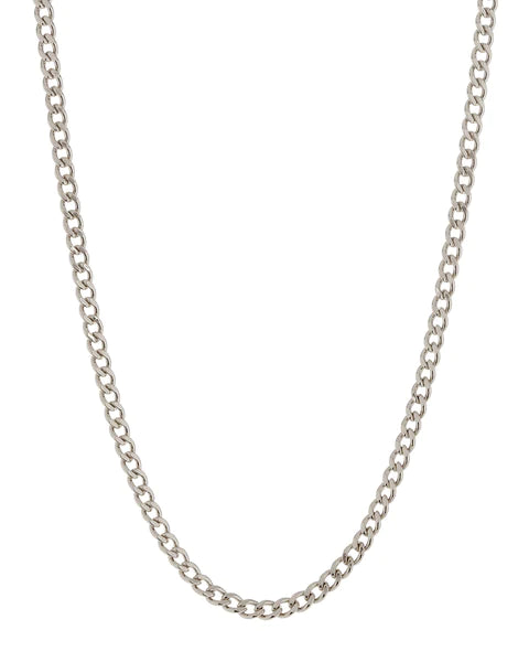 Classique Curb Chain in Silver - Madison's Niche 