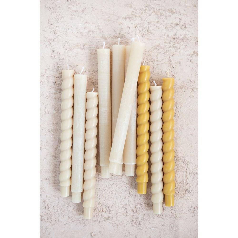 Creative Co-Op Twisted Taper Candle - Thumbnail 4