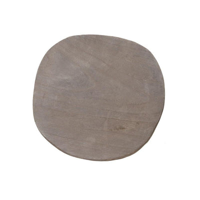 Grey Wood Pedestal - Madison's Niche 