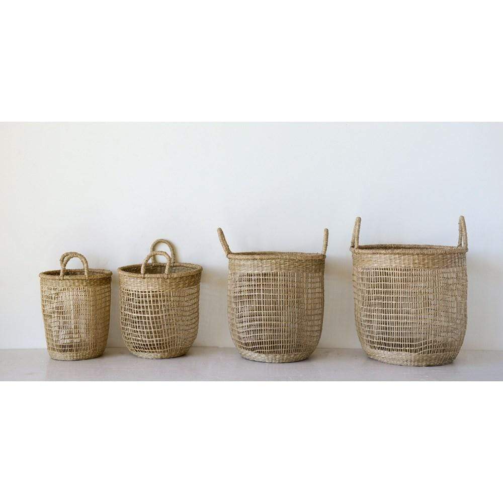 Round Basket with Handles - Madison's Niche 