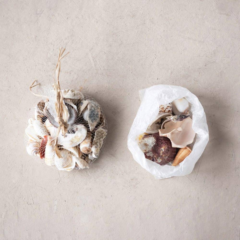 Shells In Jute Bag - Madison's Niche 