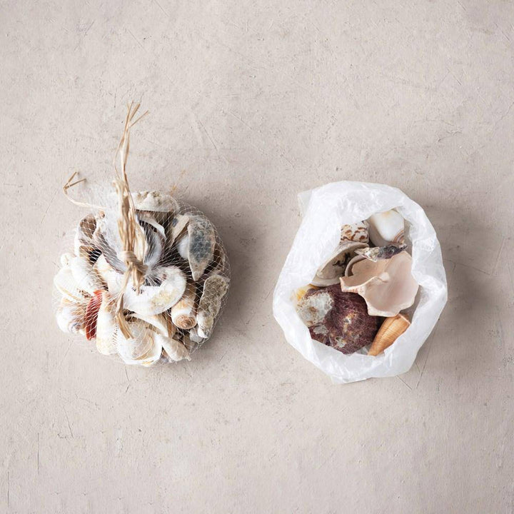 Shells In Jute Bag - Madison's Niche 