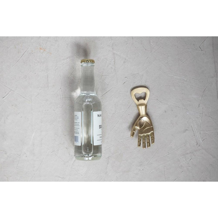 Brass Hand Bottle Opener - Madison's Niche 