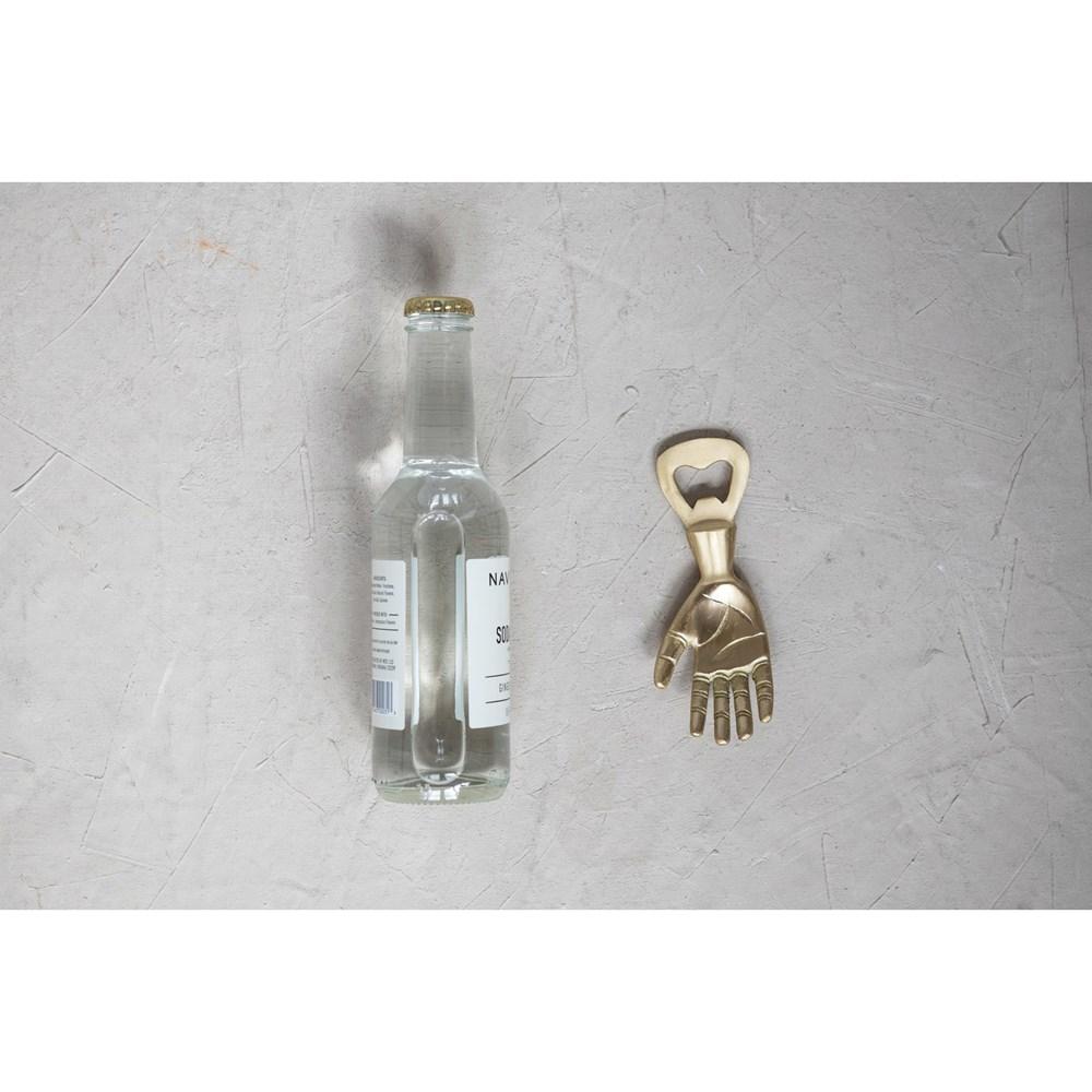 Brass Hand Bottle Opener - Madison's Niche 