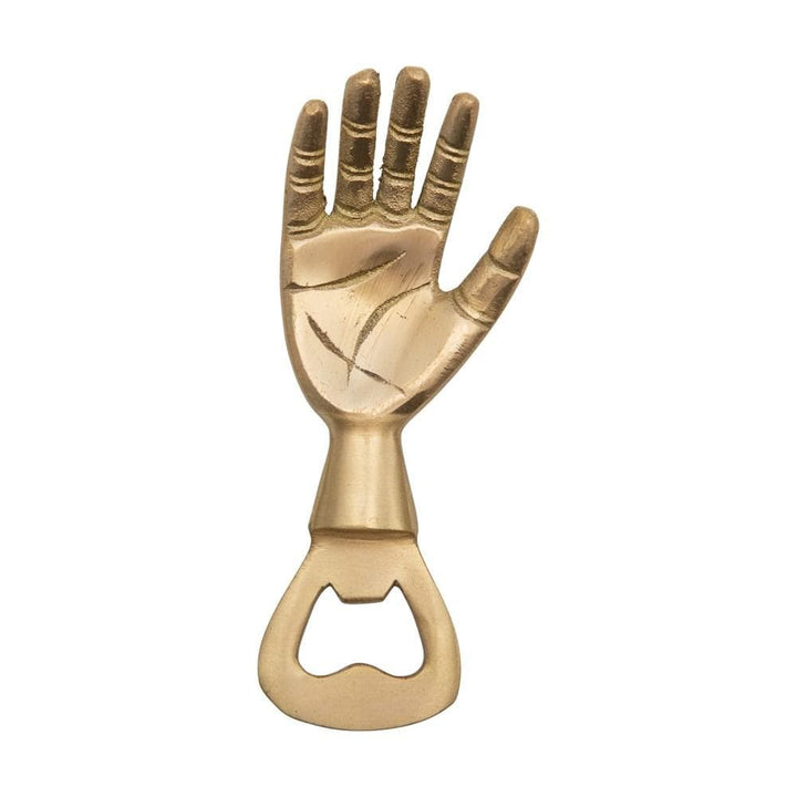 Brass Hand Bottle Opener - Madison's Niche 