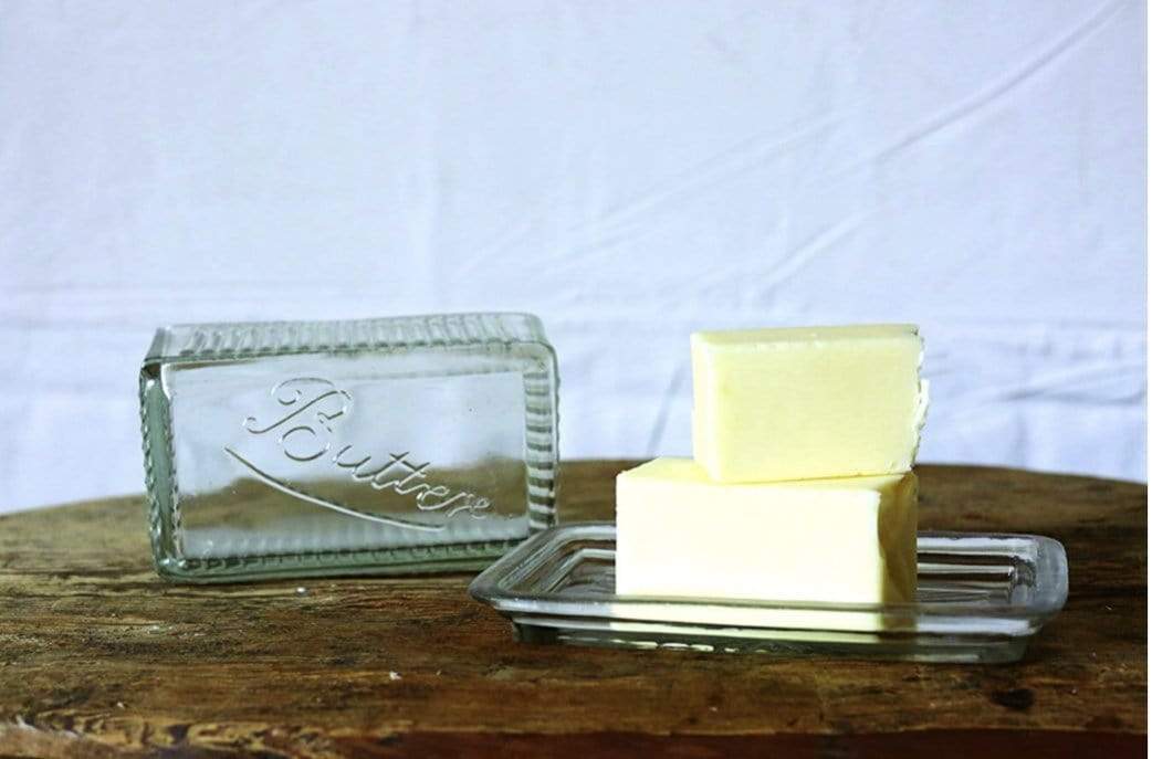 Glass Butter Dish - Madison's Niche 