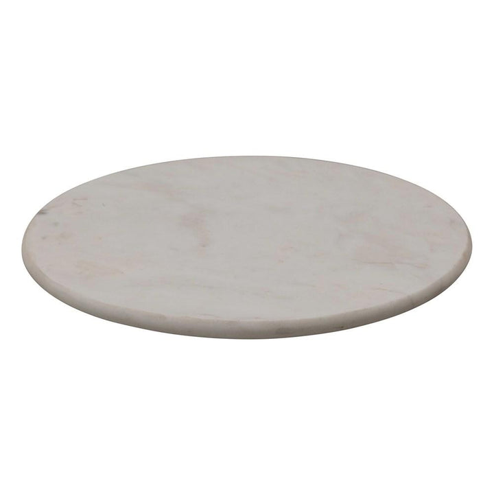 CREATIVE CO-OP Kitchen White Marble Lazy Susan