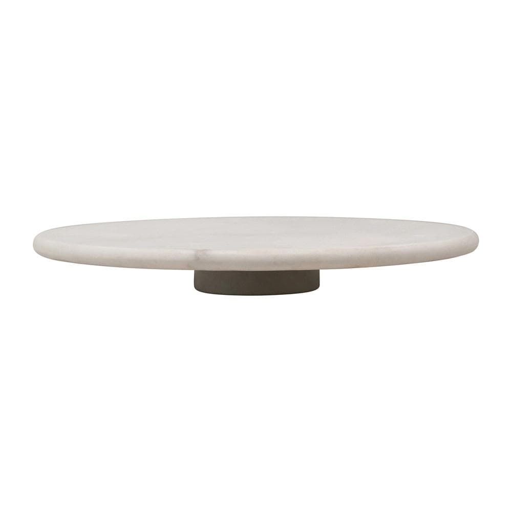 White Marble Lazy Susan - Madison's Niche 