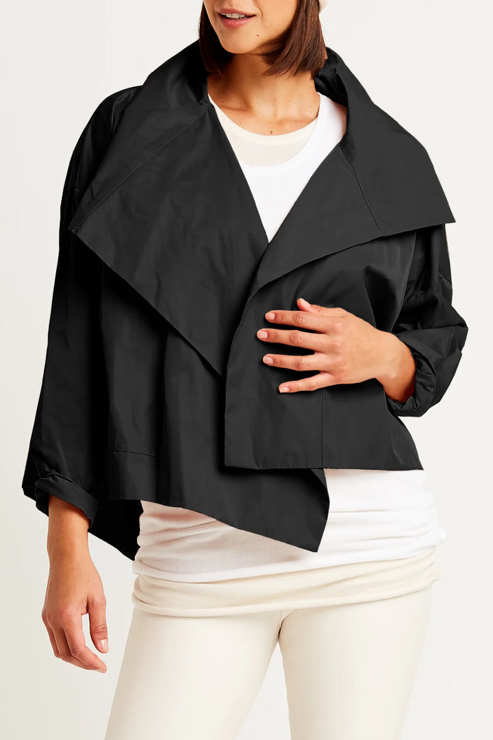 Cropped Asymmetrical Jacket - Madison's Niche 