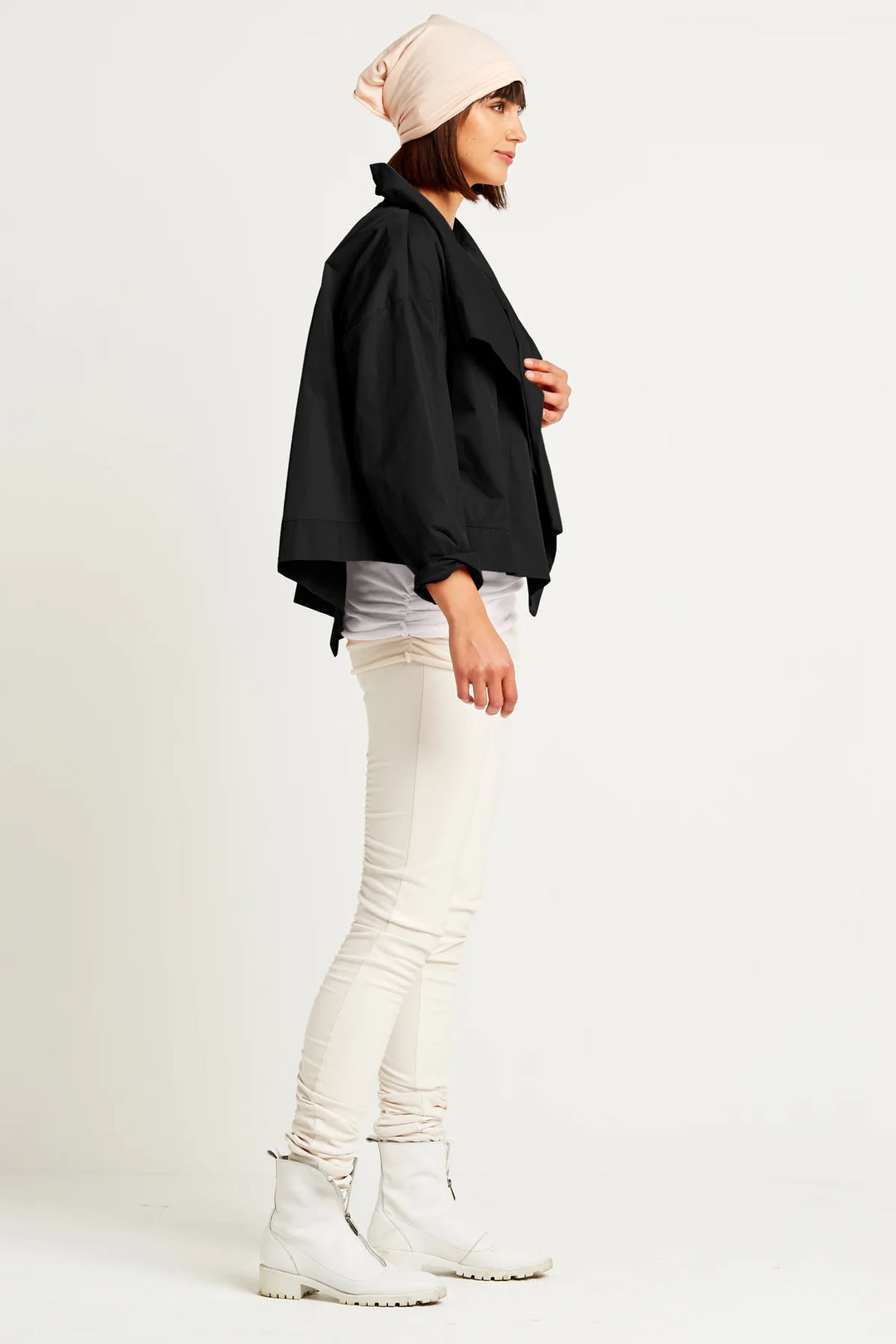 Cropped Asymmetrical Jacket - Madison's Niche 