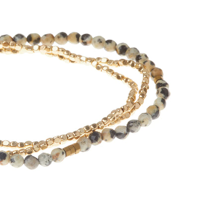 Delicate Stone Wrap - Dalmation Jasper - Madison's Niche 