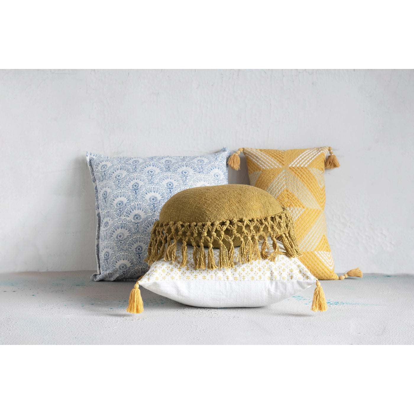 Blue Pattern 20" Pillow - Madison's Niche 