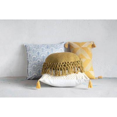 Blue Pattern 20" Pillow - Madison's Niche 