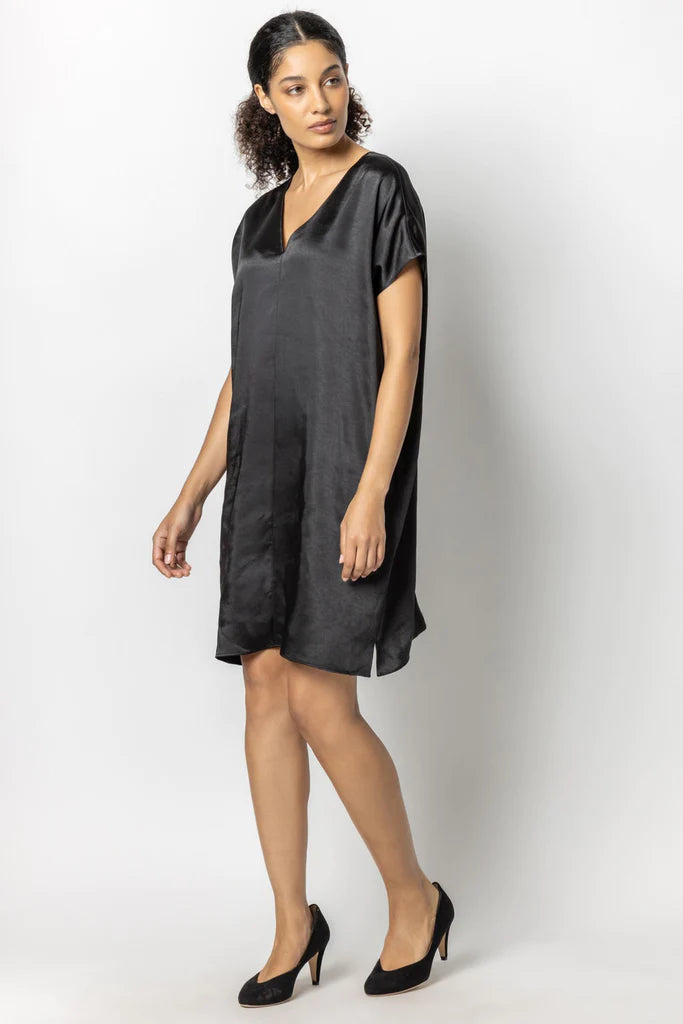 Double V-Neck Dress - Madison's Niche 