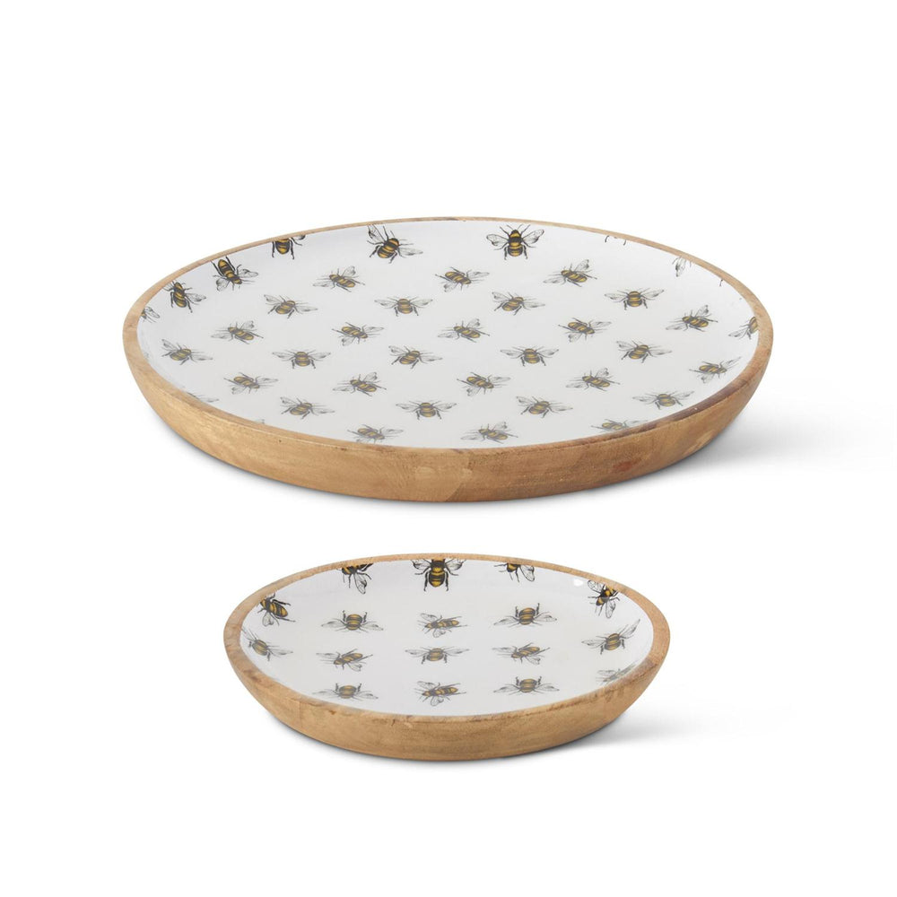 Enamel Bee Plate - Madison's Niche 