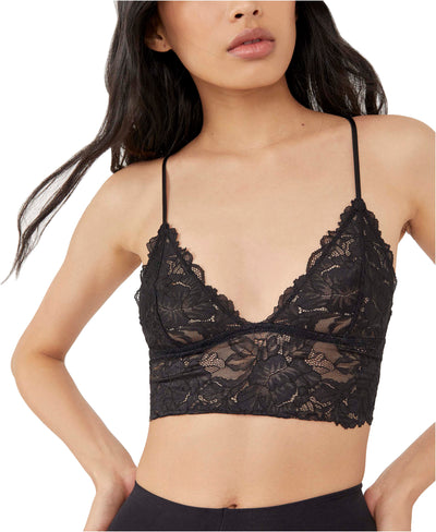 Everyday Lace Longline in Black - Madison's Niche 