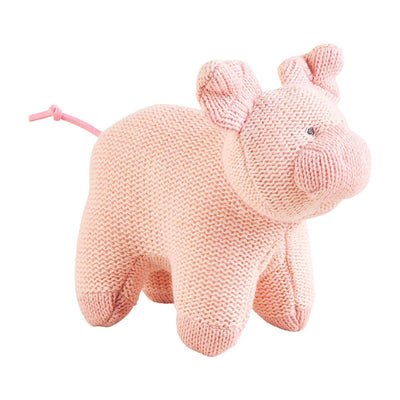 Farm Animal Knit Rattle - Madison's Niche 