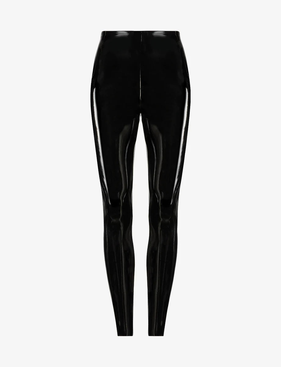 Faux Patent Leather Legging - Madison's Niche 