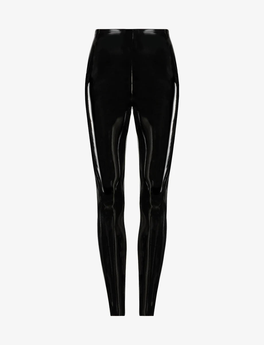 Faux Patent Leather Legging - Madison's Niche 