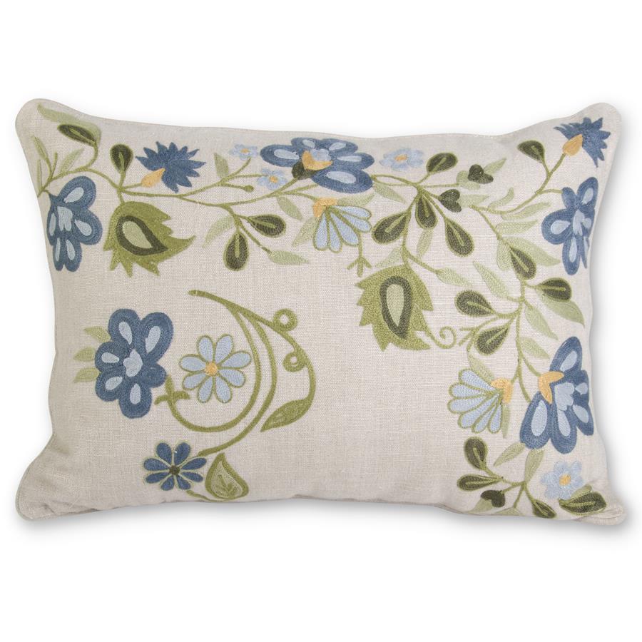 Floral Lumbar Pillow - Madison&