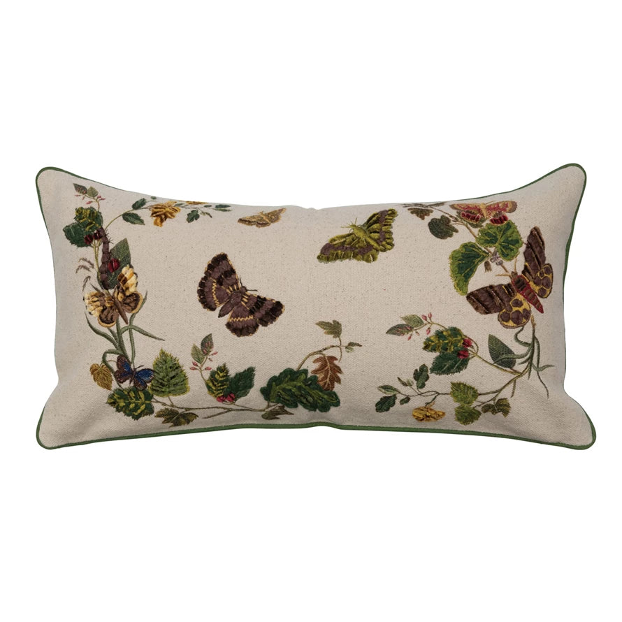 Floral/Butterflies Pillow - Madison&