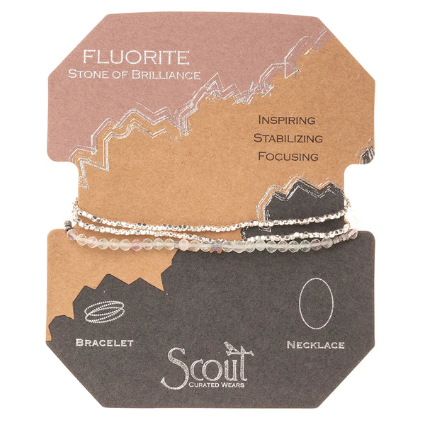 Delicate Stone Wrap - Fluorite Madison's Niche 
