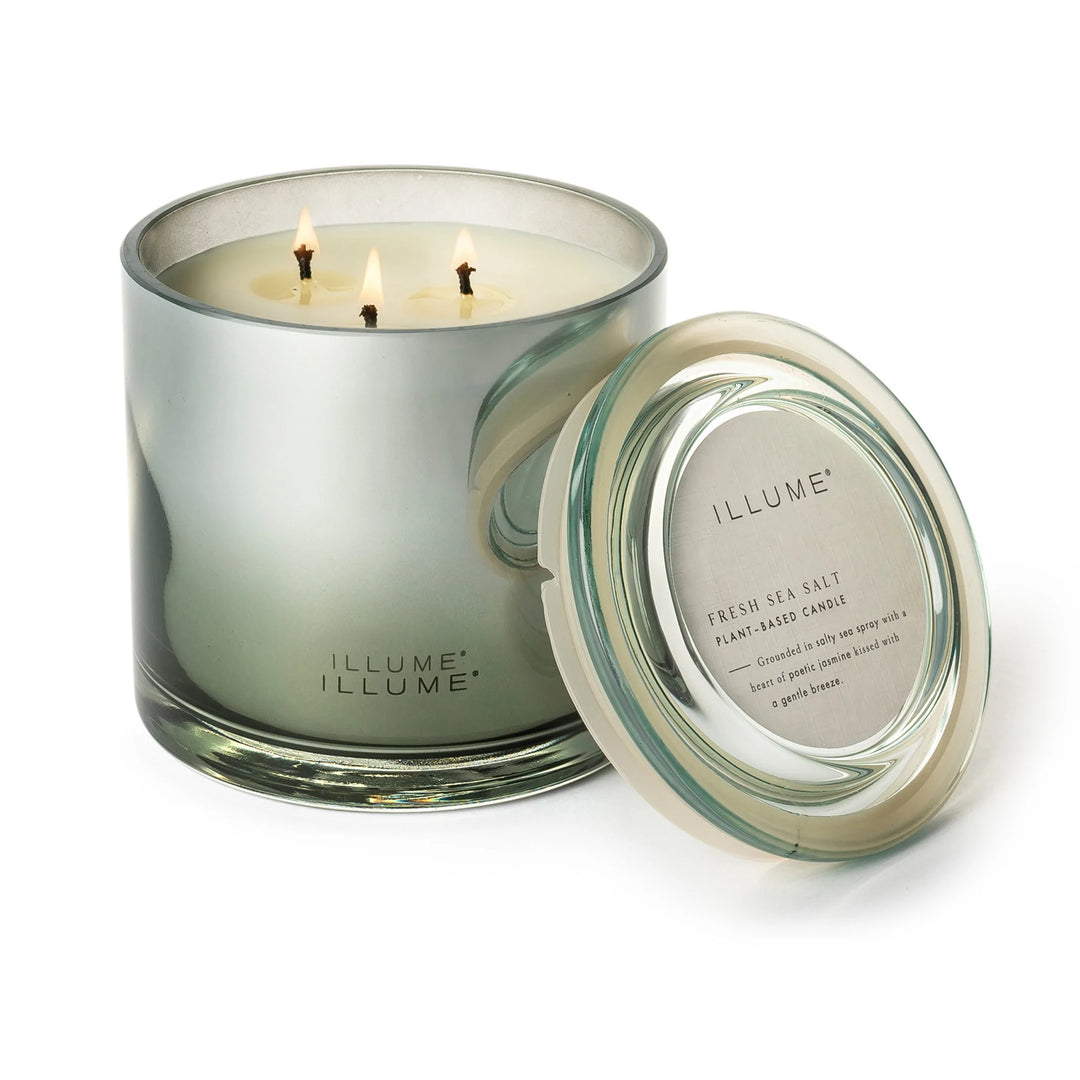 Fresh Sea Salt Glass Candle - Madison's Niche 