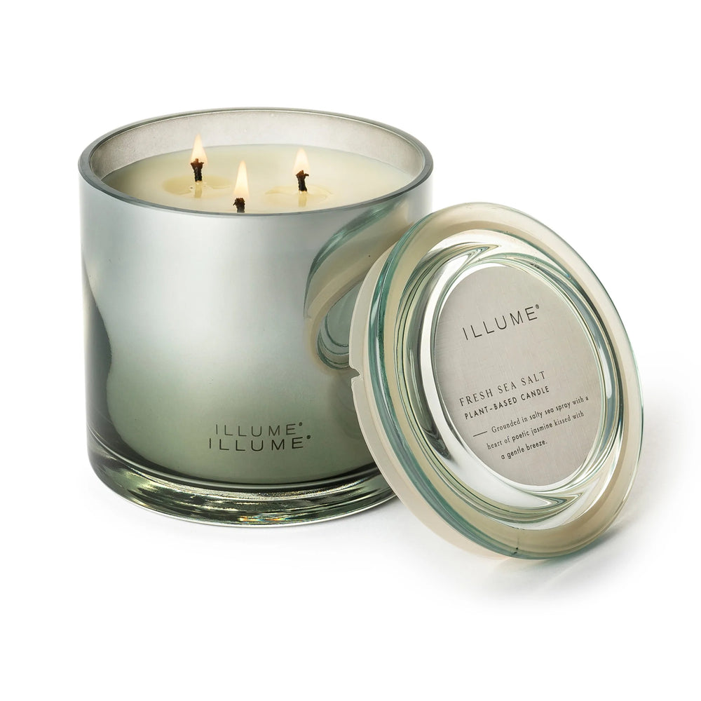 Fresh Sea Salt Glass Candle - Madison&