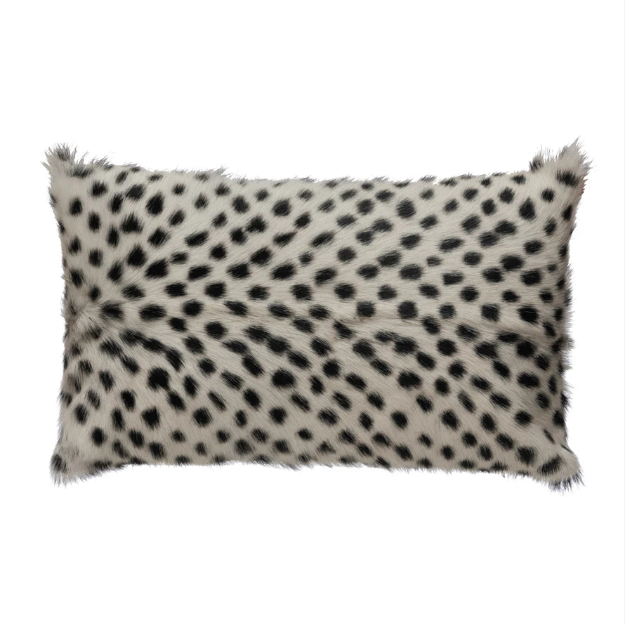 Goat Fur Lumbar Pillow - Madison&