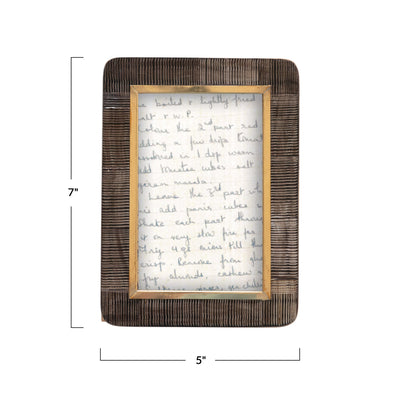 Hand-Carved Horn Frame - Madison's Niche 