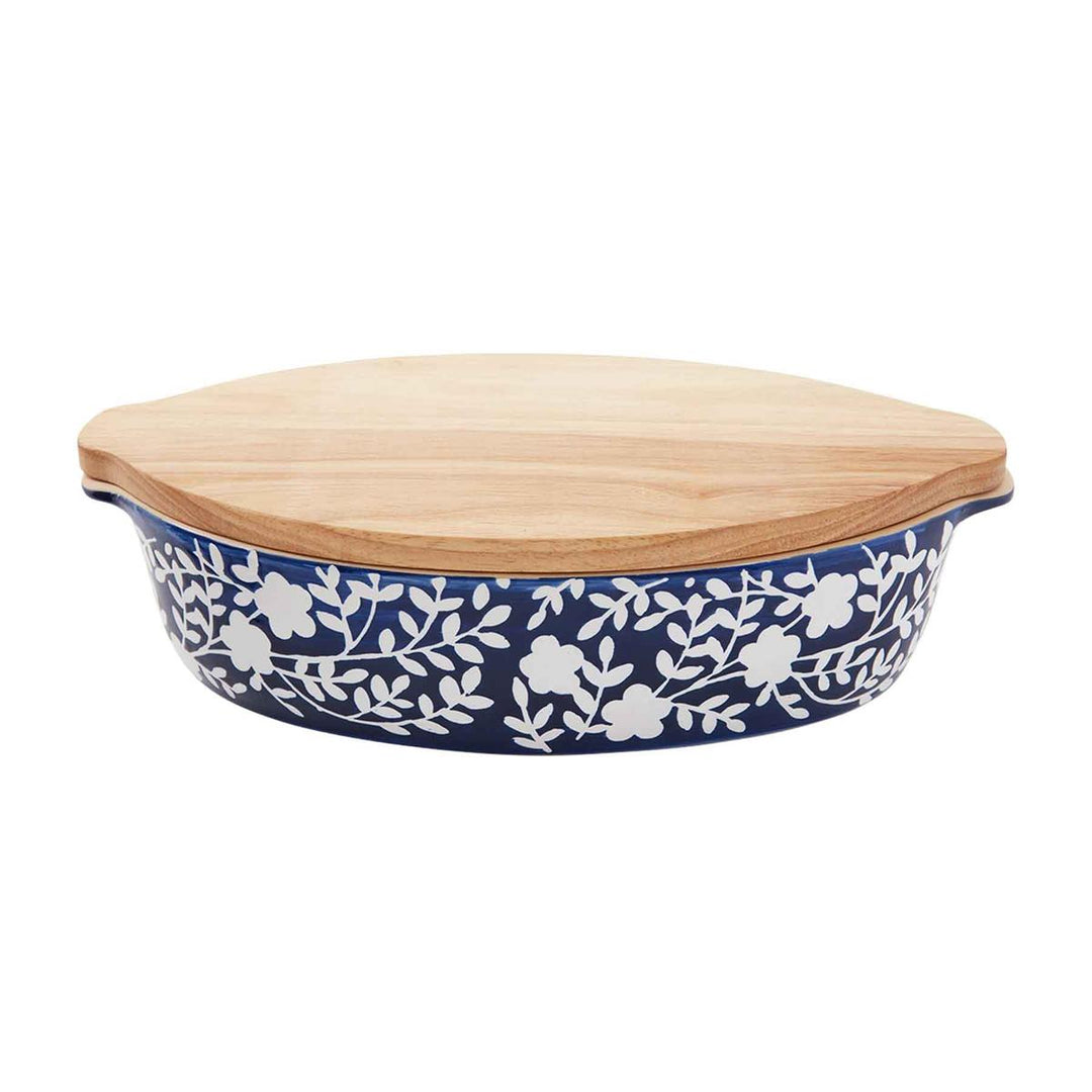 Floral Indigo Baking Dish Set - Madison's Niche 