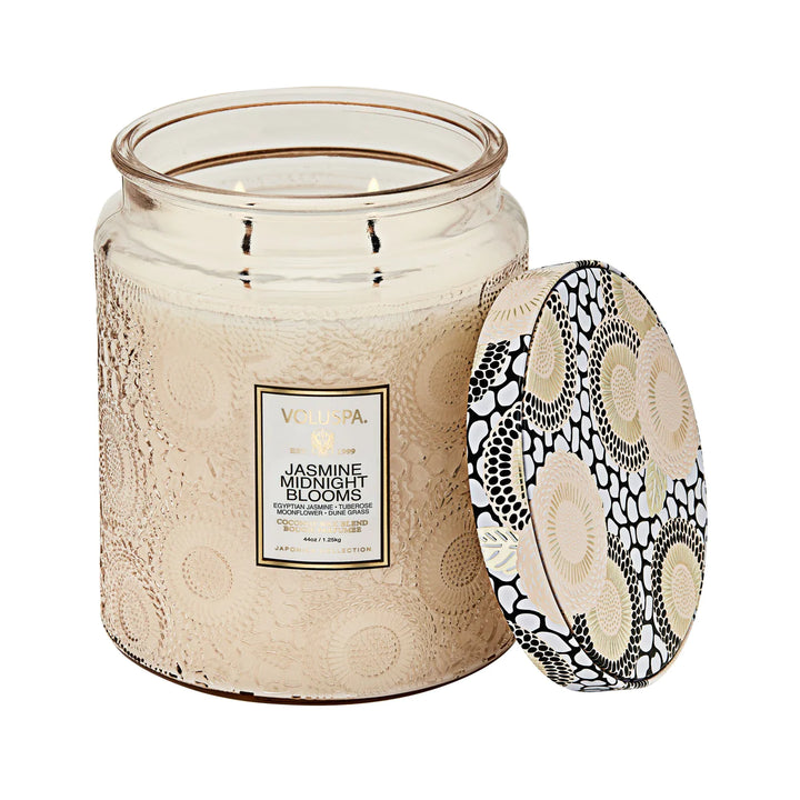 Jasmine Midnight Blooms 44oz Candle - Madison's Niche 