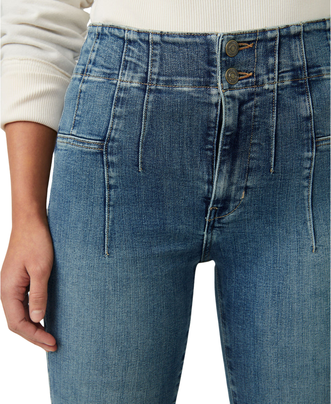 Jayde Flare Jeans in Blue Sea - Madison's Niche 
