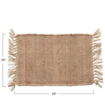 Jute & Cotton Placemat - Madison's Niche 