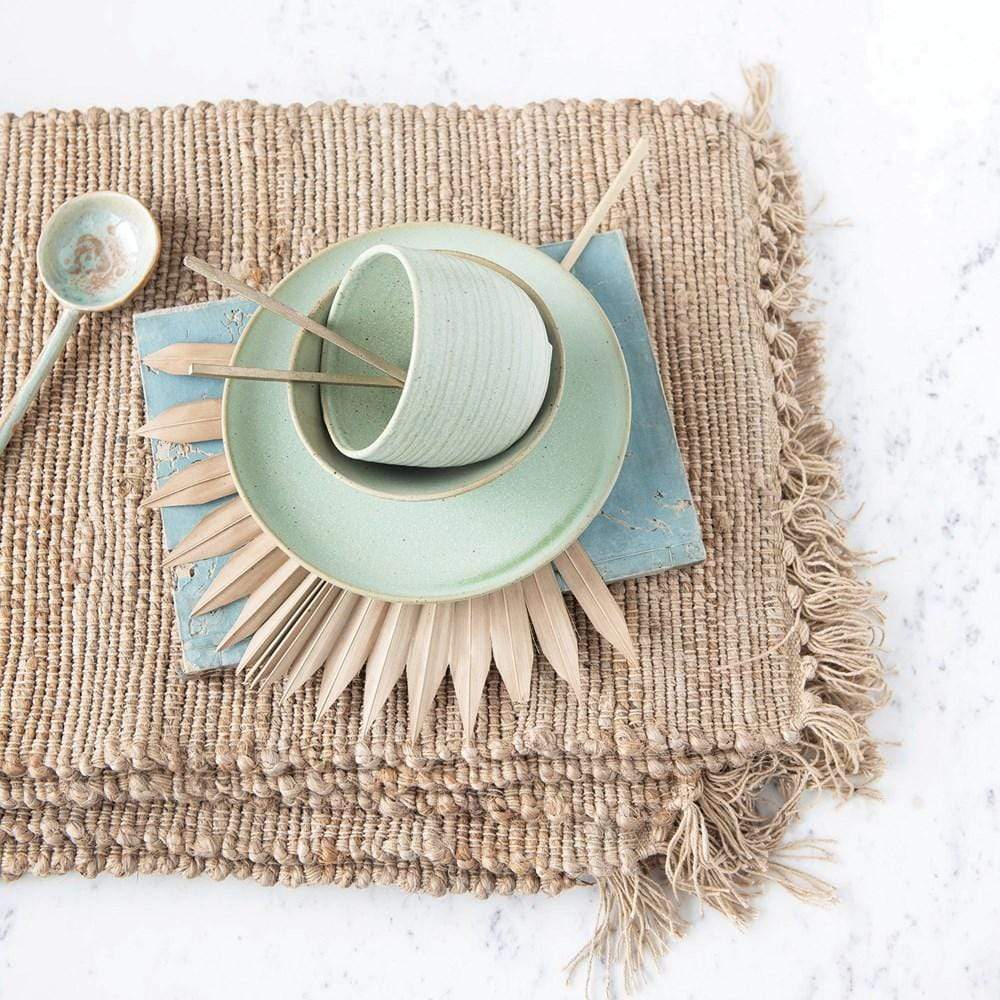 Jute & Cotton Placemat - Madison's Niche 