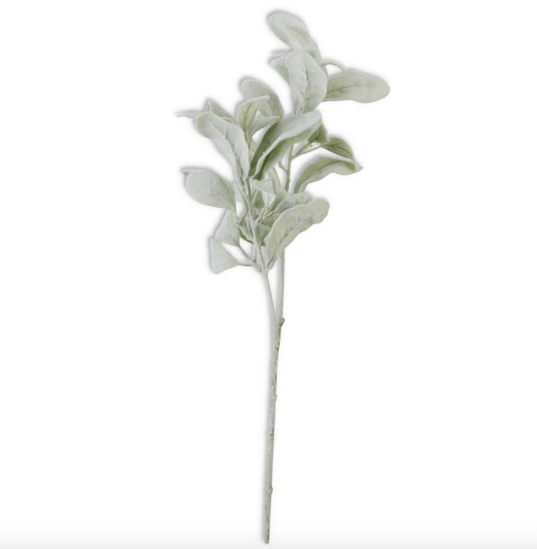 K&K INTERIORS Home Decor 20" Lambs Ear Stem