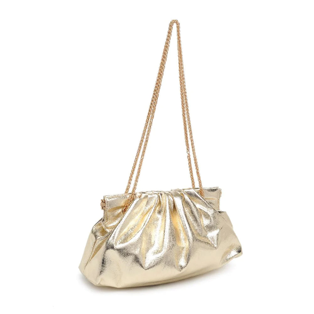 Kacey Clutch in Gold - Madison's Niche 