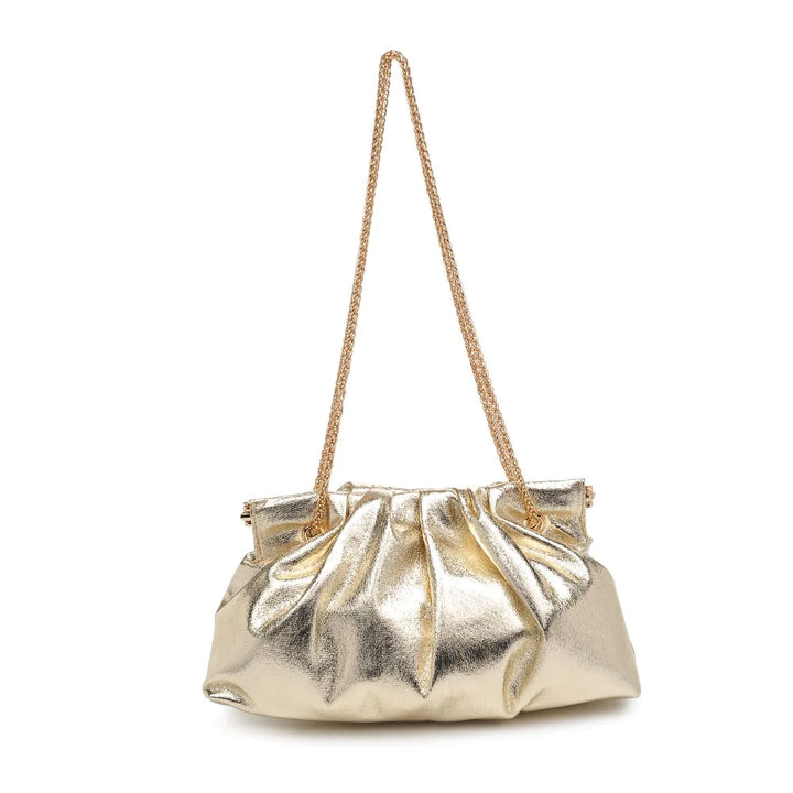 Kacey Clutch in Gold - Madison's Niche 