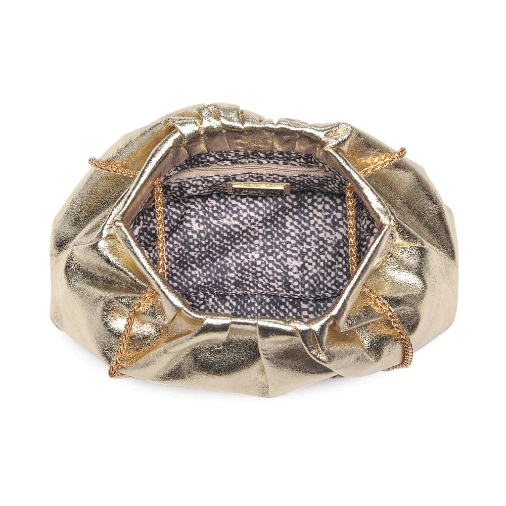 Kacey Clutch in Gold - Madison's Niche 