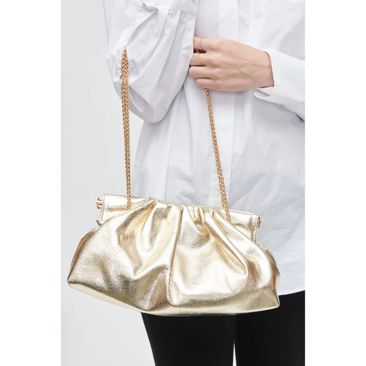 Kacey Clutch in Gold - Madison's Niche 