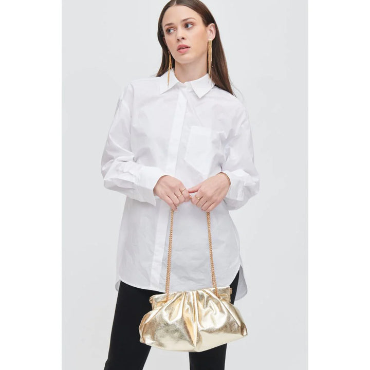 Kacey Clutch in Gold - Madison's Niche 